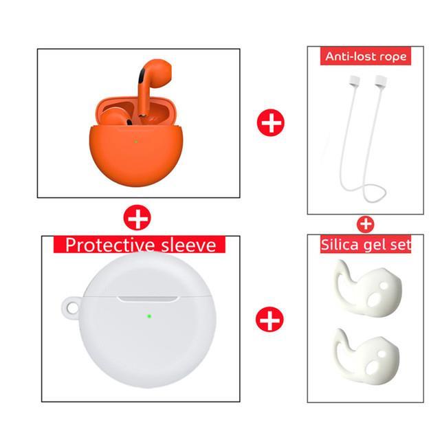 orange-home-earphone-cover-แอร์โปร6-tws-หูฟังไร้สายใหม่ดั้งเดิม-พอดหูฟังไมโครโฟนโฟนบลูทูธหูฟัง-xiaomi-สปอร์ตหูฟังแบบใส่หู