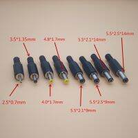 5ชิ้น5.5X2.5 5.5X2.1 4.8X1.7 4.0X1.7 3.5X1.35 2.5x0ไฟฟ้ากระแสตรงตัวเสียบ7มม. หัวเชื่อมปลั๊กปลั๊ก180องศา