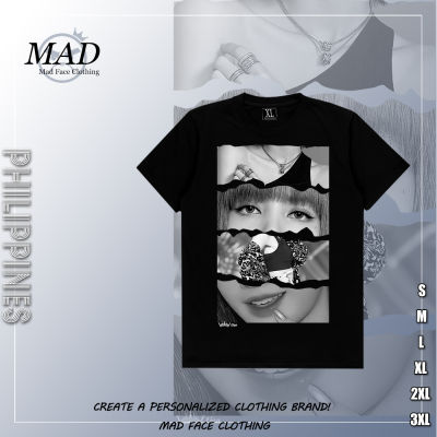 MADFACE BLACKPINK-1 Tee unisex Surreal Fans Cotton To Tear เสื้อยืดชายหญิง