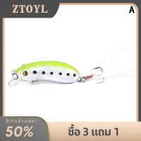 ZTOYL 1ชิ้น6เซนติเมตร10กรัมเหยื่อตกปลา crankbaits เบ็ดตกปลา Fishing Tackle isca เทียมยากว่ายน้ำเหยื่อตกปลา wobblers