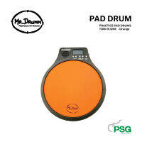 Mr.Drumm แป้นซ้อมกระเดื่องคู่ รุ่น TOW IN ONE - Orange