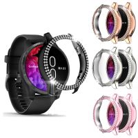 Diamond Glitter PC Hard Edge Case Protector Bling Shell Frame For Garmin Venu Watch Protective Bumper Full Cover Accessories