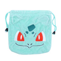 Drawstring Pocket Storage Kawaii Pokemon Plush Pack Toys for Children Anime Figure Pikachu Charmander Christmas Kids Gift Bags