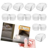 2pcs Floor Stopper Transparent Self Adhesive Door Stops Wall Buffer Protector Door Handle Bumper Anti-Collision Door Holder Decorative Door Stops