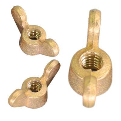 1-5pcs DIN315 M4 M5 M6 M8 M10 M12 M14 M16 Butterfly Nut Hand Tighten Wing Nuts Brass Nails  Screws Fasteners