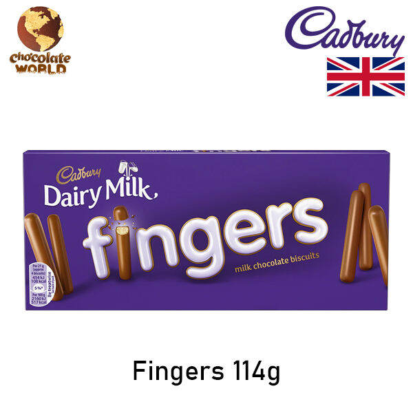 Cadbury Fingers Milk Chocolate Biscuits 114g (Made In UK) | Lazada