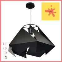 ไฟช่อ EVL CH-2040 สีดำ 1 หัวPENDANT LAMP EVL CH-2040 1-LIGHT BLACK **ของแท้100%**