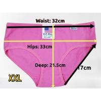 Ladies Women Colorful Cotton Brief Panties Ladies Cotton Underwear Seluar Dalam Wanita女生内裤全棉