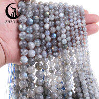 Zhe Ying ขายส่ง 6/8/10 มม. labradorite สร้อยข้อมือลูกปัดรอบหินธรรมชาติ Healing คริสตัลอัญมณี labradorite ระดับ 1 ลูกปัดสำหรับเครื่องประดับทำ