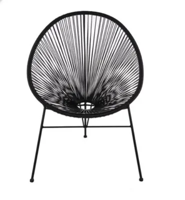 Chair indoor/outdoor, PE rattan,(max load 100 kg.) size 72x81x88 cm.