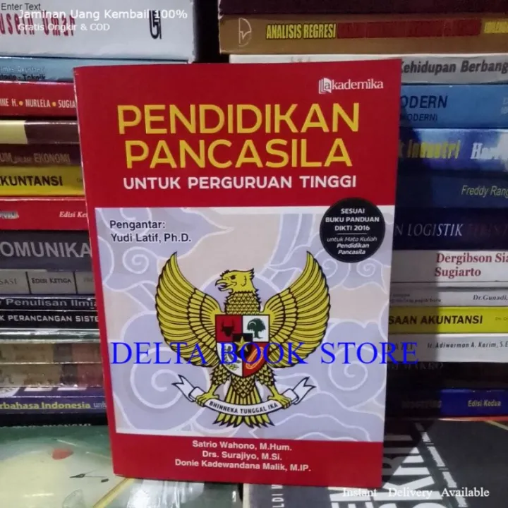 Pendidikan Pancasila Untuk Perguruan Tinggi By Satrio Wahono | Lazada ...