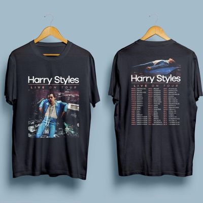 【hot sale】Summer Fashion Cal Men T Shirts Harry Styles Tour Simple Graphic Design Shirt Cotton Clothes Fancy Tops BlS-5XL