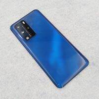 สำหรับ Huawei P40 Pro ด้านหลังฝาหลังปิดโทรศัพท์บานประตูด้านหลังตัวเครื่องอะไหล่ซ่อมเคสสำหรับ Huawei P 40 P40Pro &amp; อะไหล่เปลี่ยน LHG3763เลนส์กล้องถ่ายรูป