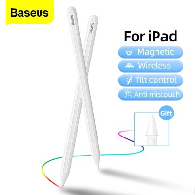 Baseus ปากกาสไตลัสแท็บเล็ต สําหรับ Apple iPad pro 11 12.9 2022 Air Mini 5 ดินสอวาดภาพ หน้าจอสัมผัส สําหรับโต๊ะ