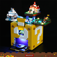 WUHUI Led Light Up Kit สำหรับ71395 Super Mario 64คำถาม Mark อิฐบล็อกอาคารไม่รวมบล็อกชุดอาคารชุดของเล่นรูป Action Figure อาคารอิฐสำหรับเด็กก่อนวัยเรียนอายุ3 + ของเล่นเด็ก