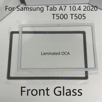 OEM LCD Touch Screen Front Outer Glass OCA Lens For Samsung Galaxy Tab A7 10.4 2020 T500 T505 Tablet Display Panel Replacement Projector Screens