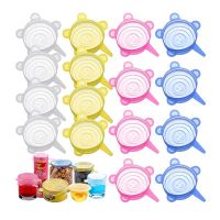 【cw】 Silicone Stretch Lids Reusable Durable Food Storage Covers Bowl Keeping Dishwasher Freezer Safe