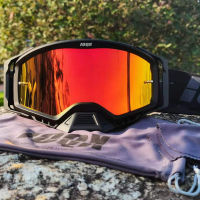 IOQX Brand Downhill Motorcycle Glasses Dirt Goggles UV Protection Dustproof Windproof Motocross Goggles MX A Off Road Ski Gafa