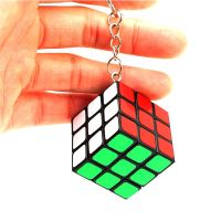 Magic Cube Keychain Professional 3x3x3 Speed Puzzle Cube Pendant Mini Magic Cube Toys Kids Education Learning Gift Toys