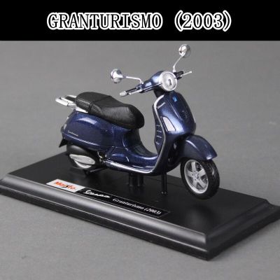 สกู๊ตเตอร์ Piaggio 14แบบ1:18รถเวสป้ารถจักรยานยนต์เวสป้าหุ่นอัลลอยโรมันฮอลิเดย์เก็บของขวัญ