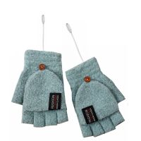 USB Electric Heated Gloves Double-Sided Heating Gloves Rechargeable Waterproof Adjustable Temperature