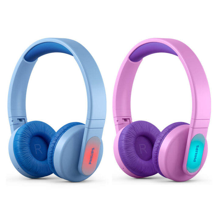 Philips K4206 Kids Wireless On-Ear Headphones, Bluetooth + Cable
