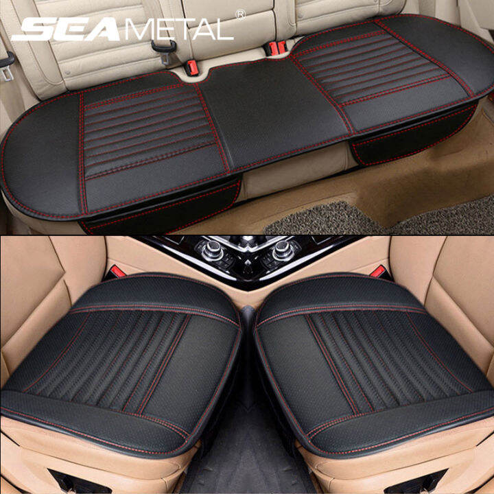 Car Seat Covers Leather Seat Cushion Protector Universal Interior Car ...