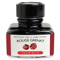 J HERBIN Fountain Pen Inks ROUGE GRENAT (13029T) l น้ำหมึกสำหรับปากกาหมึกซึม สีแดงโกเมน แบรนด์ J HERBIN