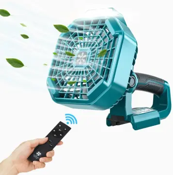 FC109 Portable Camping Fan For Makita/Dewalt/Bosch/Milwaukee/Black Decker/Ryobi/Craftsman  Lithium Battery USB