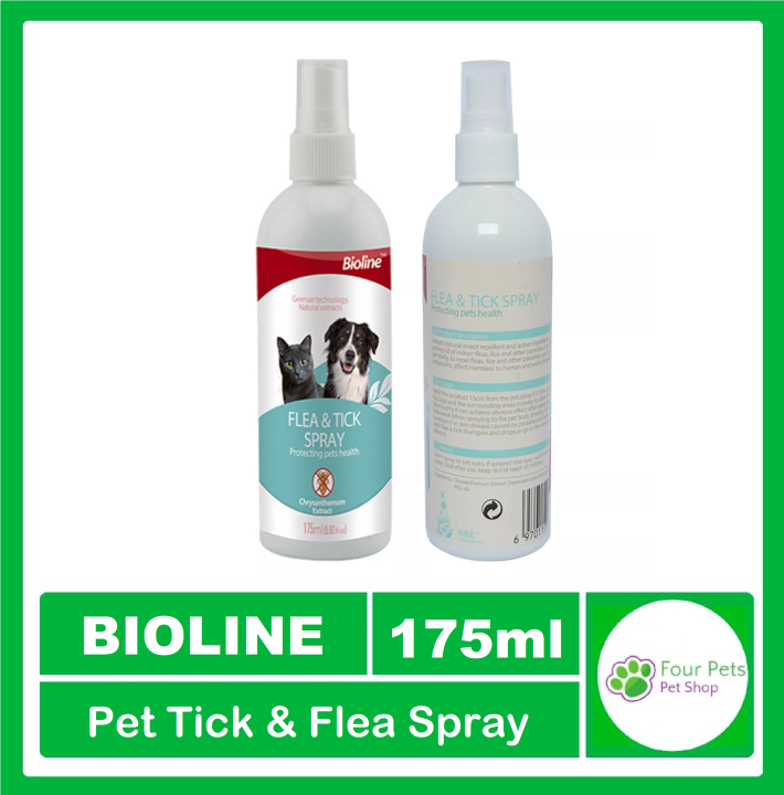 Bioline Anti Tick and Flea Spray for Dogs and Cats 175mL Lazada PH