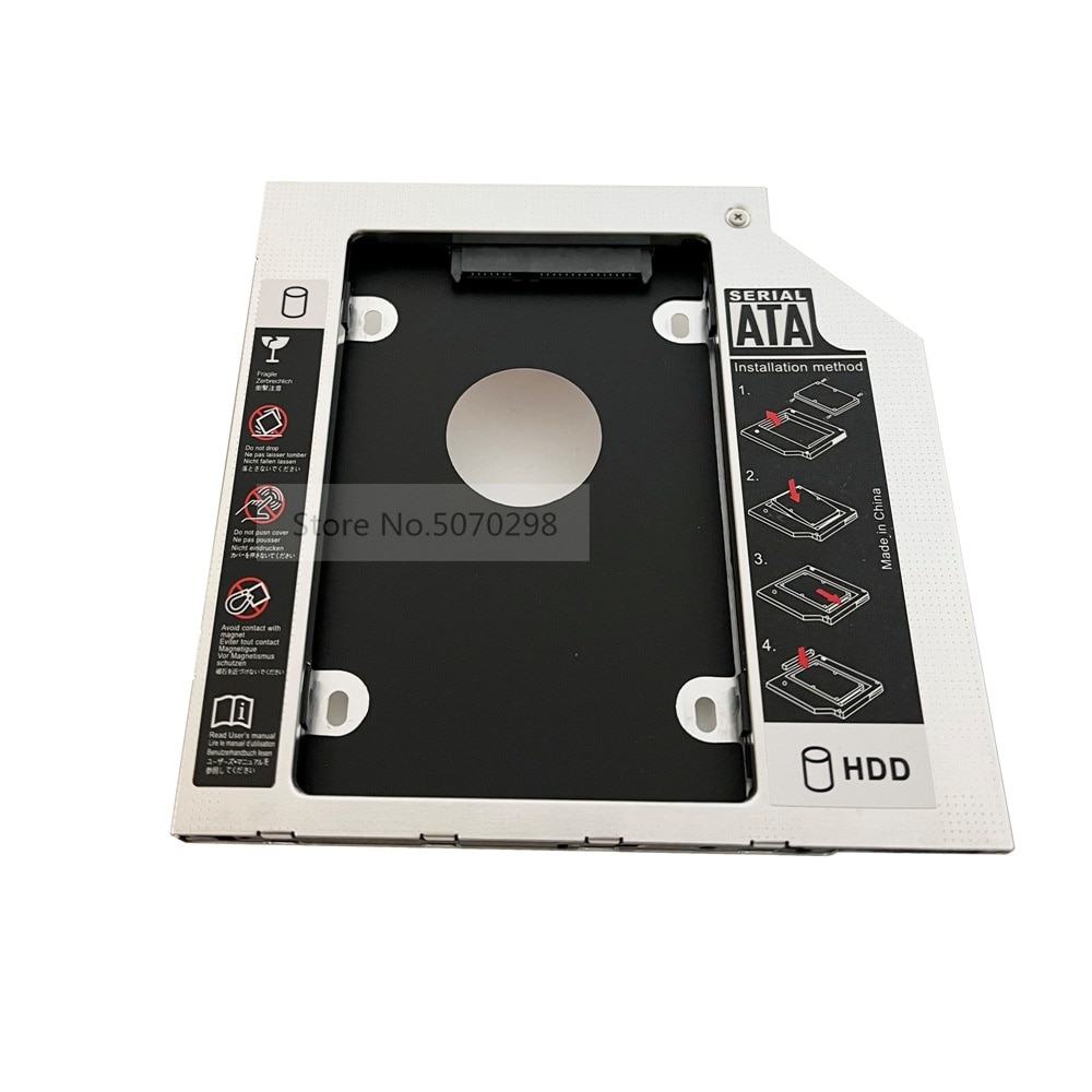2nd Hard Drive HDD SSD Caddy for Fujitsu Lifebook E751 S751 E752 E780 E781 E782 
