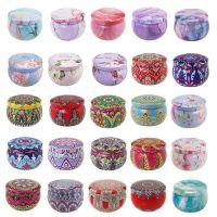 【YP】 4.4oz Tin Candle Jar with Lid Sealed Cans Pot Food Storage Organizer Candles Making