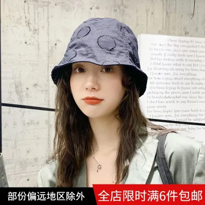 [COD] Hat 2022 new womens summer fishermans hat washed and old Korean sunscreen sunshade short brim