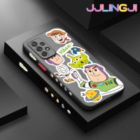 Jjlingji เคสสำหรับ Samsung Galaxy A52s 5G A52 4G A52 5G ลายการ์ตูนฉวัดเฉวียนใหม่แผ่นหลังฝ้าเคสกรอบซิลิโคนโปร่งใสกันกระแทกเคสมือถือฝาครอบป้องกันเลนส์กล้องถ่ายรูปทั้งหมด