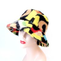 [COD] European and creative hat female autumn winter new colorful digital printing fisherman versatile fashion outdoor travel basin