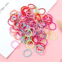 ⊙₪△ 100PCS/Set Girl Hair Ring Children Ponytail Elastic rubber band hair band Hair Accessories girl Headband Scrunchie Headdress Set