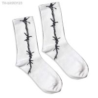 ♤✠₪ Original design barbed wire pattern men and women socks trend fashion street hip hop style cool unique socks