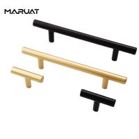 Handles for Furniture Gold Aluminum Alloy Handle Modern Cabinet Wardrobe Shoe Cabinet Hardware Single Hole Drawer Door Knobs Door Hardware Locks