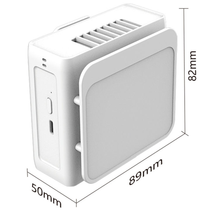 fenquezisq-พัดลมชาร์จ-usb-แขวนเอวสำหรับใช้ในฤดูร้อนพัดพกพาสะดวก-kipas-angin-portable-1ชุด