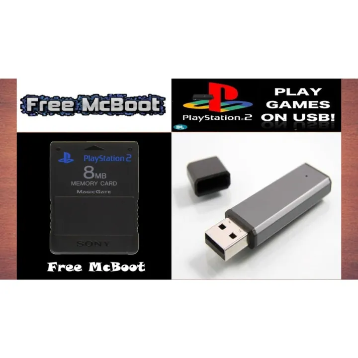 PS2 USB Games PS2 Mcboot Memory card Playstation 2 Flashdrive with