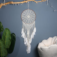 ขนาดใหญ่ Dreamcatchers ตกแต่งบ้าน Wind Chimes Handmade Indian Dream Catcher Craft แขวนผนัง Art จี้ของขวัญ Dream Catchers