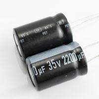 Jimicon 35V 2200Uf 16X30มม. 85 ° ตัวเก็บประจุแบบอิเล็กโทรไลติก C