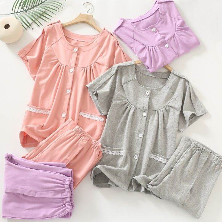 Cotton easytowear and takeoff nursing clothing for patients with