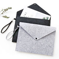 โฟลเดอร์ A4สำหรับเอกสาร Felt File Folders Office Document Briefcase Filing Products Stationery Storage Organizer For Documents ！