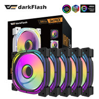 Darkflash INF24 Pro 120มม. Rgb PC พัดลม Infinity 3 Pin 5V Sync Argb 4 Pin Pwm Connector พัดลมระบายความร้อนสำหรับเดสก์ท็อป