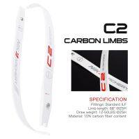 C2คันชัก NIKA Recurve Bow 68นิ้ว H25 Cornerstone 10% คาร์บอนไฟเบอร์เนื้อหาการยิงแขนขา14lbs-42LBS ปอนด์