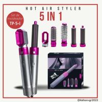 Hot air styler 5+1 เครื่องเป่าผมจัดแต่งทรงผม รุ่น TP-5+1 เครื่องเป่าผม ไดร์ผม ม้วนผม ยกโคนผม เปลี่ยนได้ 5 หัว จบในเครื่องเดียว (มีสินค้าพร้อมส่ง)