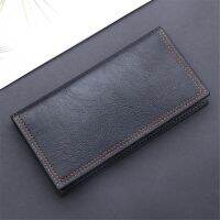 New Men Long Thin Slim Wallets Vintage Pu Leather Male Credit Card Holder Brown Money Purses Solid Simplicity Wallet For Man