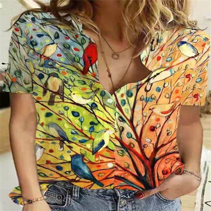 europe-and-the-united-states-independent-stand-the-new-womens-clothing-printing-street-hipster-shirts-with-short-sleeves