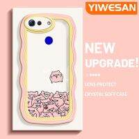 YIWESAN เคสเคสสำหรับ Honor V30 V20โปรการ์ตูนน่ารักลายหมูเคสมือถือกันกระแทกแบบใสนิ่มปลอกโปร่งใสลายกล้องถ่ายรูปที่สร้างสรรค์ซิลิกาเจลฝาครอบป้องกัน